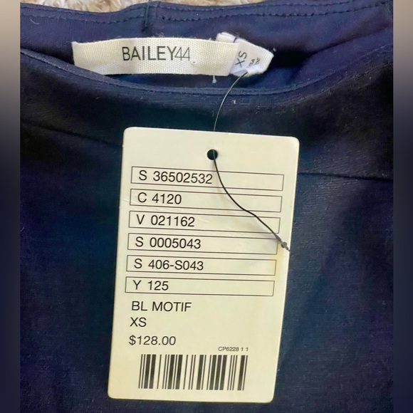 Bailey 44 Navy Astin Wrap Skirt- NWT - Picture 7 of 9